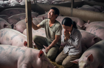 Trong buổi họp thôn, ông chủ trại heo giàu nhất xã đập bàn chửi lão thầy cúng “ăn nói láo”, sáng hôm sau cả dãy chuồng 300 con heo đồng loạt nằm im chet cứng đờ