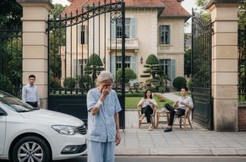 Mẹ già gọi cho con trai 10 cuộc đến đón từ bệnh viện mà không bắt máy, sợ có điều gì đó không ổn, bà mặc kệ cả vết thương của mình, bắt taxi về nhà