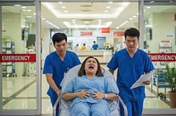 Đang “vui vẻ” với bồ trong khách sạn thì nhận được điện thoại của cậu bạn báo tin vợ vào viện mổ cấp cứu… 