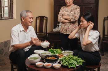 Bố chồng không ăn cơm tối với ai ngoài… tôi, cho dù tôi tăng ca về muộn đến 10h đêm ông cũng chờ mới ăn. Mẹ chồng thì mặt sưng mày xỉa nghi ngờ tôi và bố chồng có tình ý gì… Bố chồng không ăn cơm tối với ai ngoài… tôi, cho dù tôi tăng ca về muộn đến 10h đêm ông cũng chờ mới ăn. Mẹ chồng thì mặt sưng mày xỉa nghi ngờ tôi và bố chồng có tình ý gì…