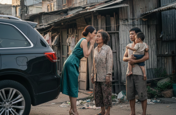 Chồng tôi ly dị chiếm hết tài sản để cưới em gái ruột. 5 năm sau tôi bắt gặp chồng và cô ta dắt theo đứa con đi ra từ khu ổ chuột