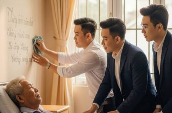Ông cụ qua đời cô độc trong viện dưỡng lão, để lại dòng di chúc viết bằng viên phấn trắng trên tường, ngày 3 người con làm giám đốc khi đến thu dọn đồ liền sững sờ