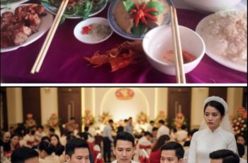 Đi ăn đám cưới bạn, cả nhóm thống nhất mừng cưới theo mức chung là 500.000/ người nhưng sau khi nhìn thấy mâm cỗ nhà gái chuẩn bị vài người vội đổi phong bì