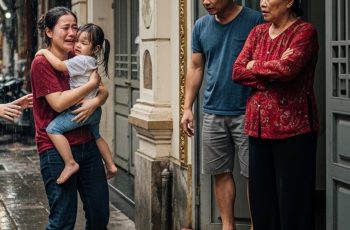 Con trai vừa mất được 1 tuần mẹ chồng đuổi luôn con dâu và cháu ra khỏi nhà