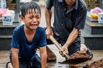 Cậu bé kiên quyết bắt bố phải đ;ào m;ộ của mẹ lên, và khi nắp quan tài vừa mở ra, tất cả mọi người đều sững sờ… Cậu bé kiên quyết bắt bố phải đ;ào m;ộ của mẹ lên, và khi nắp quan tài vừa mở ra, tất cả mọi người đều sững sờ…