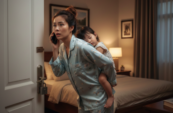 Lúc 2 giờ sáng, tôi đang ở nhà chị gái với cậu con trai bốn tuổi, chồng tôi đột nhiên gọi. “Ra khỏi nhà ngay lập tức, đừng để ai phát hiện.” Tôi bế con trai lên và ra và rời khỏi phòng ngủ, nhưng vừa xoay nắm đấm trên khóa cửa, tôi phát hiện ra điều kinh hoàng đến nghẹt thở… Lúc 2 giờ sáng, tôi đang ở nhà chị gái với cậu con trai bốn tuổi, chồng tôi đột nhiên gọi. “Ra khỏi nhà ngay lập tức, đừng để ai phát hiện.” Tôi bế con trai lên và ra và rời khỏi phòng ngủ, nhưng vừa xoay nắm đấm trên khóa cửa, tôi phát hiện ra điều kinh hoàng đến nghẹt thở…