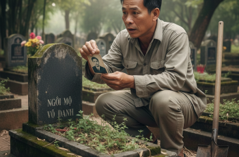 Khi bà Hảo mở cửa, bà nhận ra Thành ngay lập tức. Bà không nói gì, chỉ cúi đầu. “Con đã tìm thấy hộp kim loại,” Thành nói. Khi bà Hảo mở cửa, bà nhận ra Thành ngay lập tức. Bà không nói gì, chỉ cúi đầu. “Con đã tìm thấy hộp kim loại,” Thành nói.