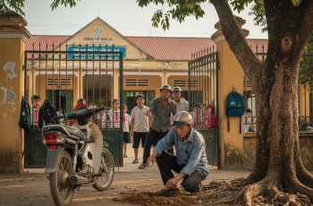 Và giữa đám đông đó, ai cũng quen một người: anh Thành, xe ôm công nghệ, ngoài 30 tuổi, dáng gầy, nước da sạm nắng, luôn đội chiếc mũ bảo hiểm cũ sờn quai. Và giữa đám đông đó, ai cũng quen một người: anh Thành, xe ôm công nghệ, ngoài 30 tuổi, dáng gầy, nước da sạm nắng, luôn đội chiếc mũ bảo hiểm cũ sờn quai.