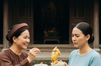 Gắp cho thông gia giàu miếng thịt gà, tôi ngỡ ngàng thấy mặt bà ấy nhăn lại, không hề đụng đũa Gắp cho thông gia giàu miếng thịt gà, tôi ngỡ ngàng thấy mặt bà ấy nhăn lại, không hề đụng đũa