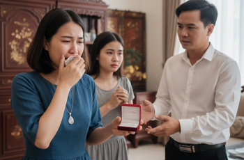 Trong mắt nhà chồng, đó là thứ “xa xỉ”, “phô trương”, và theo cách nói của mẹ chồng tôi thì: “Đàn bà đeo nhiều kim cương làm gì, có mang xuống mồ được đâu.” Trong mắt nhà chồng, đó là thứ “xa xỉ”, “phô trương”, và theo cách nói của mẹ chồng tôi thì: “Đàn bà đeo nhiều kim cương làm gì, có mang xuống mồ được đâu.”