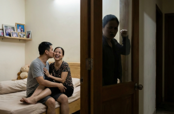 Đi làm khu công nghiệp quần quật cả ngày lẫn đêm, chồng tôi ở nhà chỉ việc lo cơm nước nhưng sướng quá hóa rồ, vào hôm tan ca sớm tôi trở về nhà thì thấy họ chồng bế chị hàng xóm tình tứ Đi làm khu công nghiệp quần quật cả ngày lẫn đêm, chồng tôi ở nhà chỉ việc lo cơm nước nhưng sướng quá hóa rồ, vào hôm tan ca sớm tôi trở về nhà thì thấy họ chồng bế chị hàng xóm tình tứ