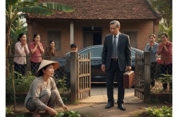 10 năm làm mẹ đơn thân nuôi con không cha — cả làng đều chê cười tôi vô phúc, cho đến một ngày chiếc xe sang dừng trước cửa nhà