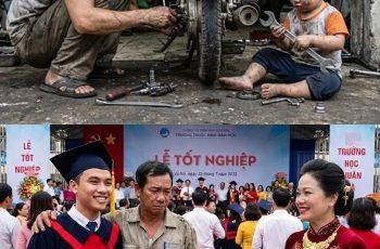 Người đàn ông sửa xe ở vậy 22 năm nuôi con ri:êng của bạn gái thành tài. Ai ngờ tới ngày con nhận bằng tốt nghiệp thì mẹ ruột quay về đòi nhận Người đàn ông sửa xe ở vậy 22 năm nuôi con ri:êng của bạn gái thành tài. Ai ngờ tới ngày con nhận bằng tốt nghiệp thì mẹ ruột quay về đòi nhận