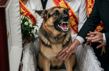 Chú chó canh giữ quan tài cô gái trẻ suốt 3 ngày không chịu rời đi – pháp y đến kiểm tra phát hiện sự thật shock… Chú chó canh giữ quan tài cô gái trẻ suốt 3 ngày không chịu rời đi – pháp y đến kiểm tra phát hiện sự thật shock…