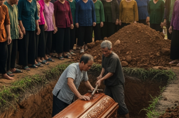 Vừa nhích nắp quan tài lên, một luồng khí lạnh phả ra, mùi ngai ngái, ẩm mốc trộn lẫn thứ gì đó tanh nhẹ. Vừa nhích nắp quan tài lên, một luồng khí lạnh phả ra, mùi ngai ngái, ẩm mốc trộn lẫn thứ gì đó tanh nhẹ.