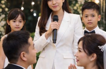 Giám đốc cố tình mời vợ cũ đến dự đám cưới, vợ cũ cao tay mang hoa tới chúc mừng nhưng mời thêm 3 cô gái nữa đóng vai giống mình, đến giờ quan trọng cô dắt theo 2 đứa bé sinh đôi nữa rồi đứng trên sân khấu dõng dạc tuyên bố… Giám đốc cố tình mời vợ cũ đến dự đám cưới, vợ cũ cao tay mang hoa tới chúc mừng nhưng mời thêm 3 cô gái nữa đóng vai giống mình, đến giờ quan trọng cô dắt theo 2 đứa bé sinh đôi nữa rồi đứng trên sân khấu dõng dạc tuyên bố…